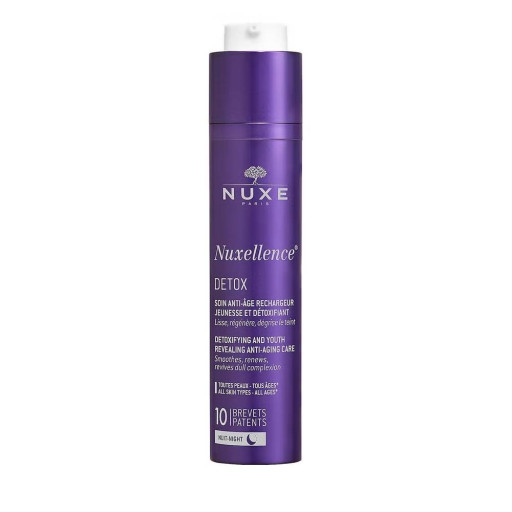 Nuxe Nuxellence Detox Αντιγηραντικό Serum Προσώπου για Λάμψη με Υαλουρονικό 50ml (1)